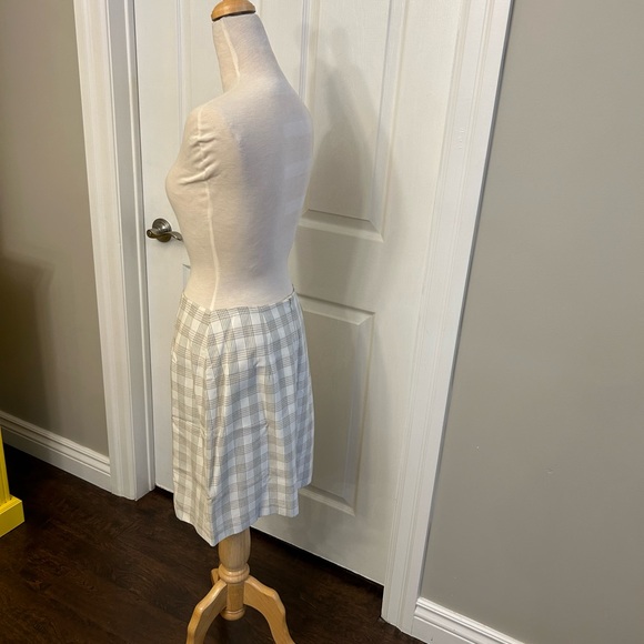 Y2K - Clueless Plaid Skirt - Neutral - 90s/2000s- SZ 7 - Picture 5 of 6